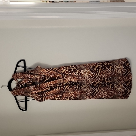 Vintage Halter Leopard dress. - Picture 3 of 3